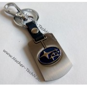 Авто брелок Субару (Subaru) сталевий на ключі, автомобільні брелоки на подарунок